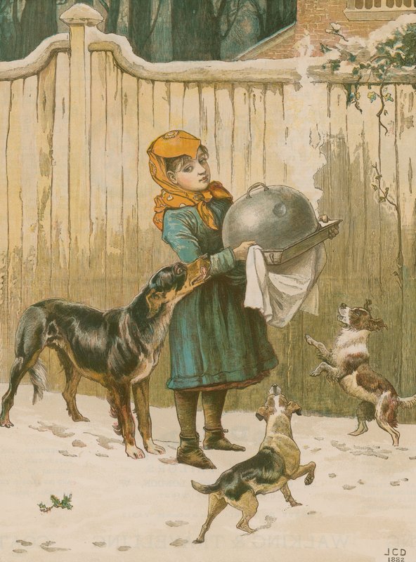 Julmiddagen i fara av John Charles Dollman