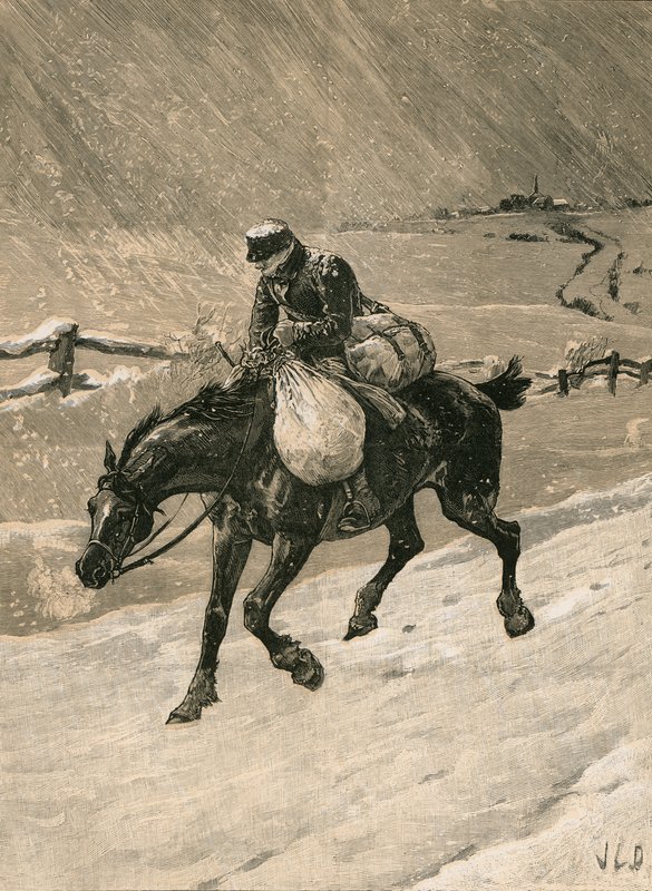 Julbrevbäraren av John Charles Dollman