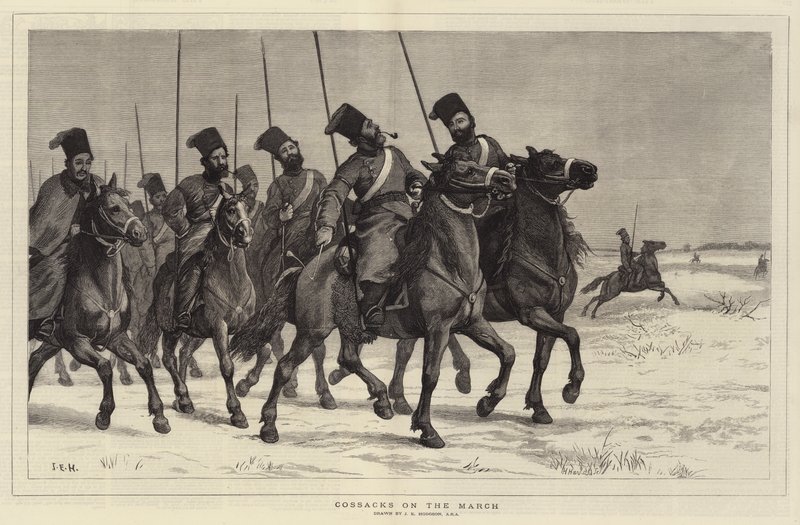 Kosacker på mars av John Evan Hodgson