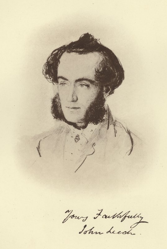 John Leech (s/v foto) av John Everett (after) Millais