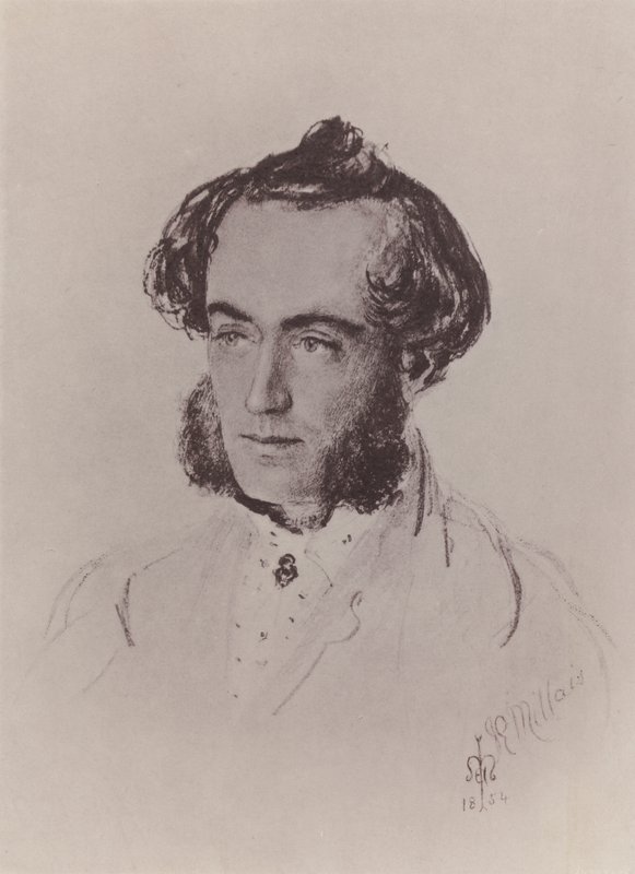 John Leech (gravyr) av John Everett (after) Millais