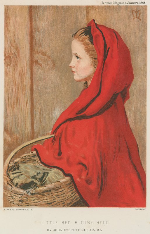 Lilla Rödluvan av John Everett Millais