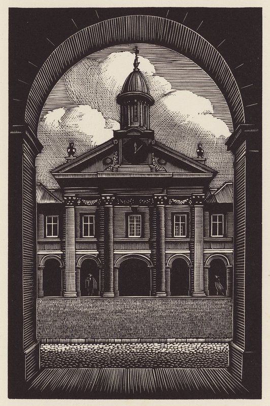 Cambridge: Emmanuel (träsnitt) av John Frederick Greenwood
