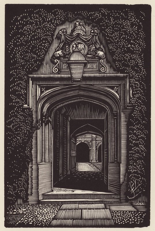 Cambridge: Magdalene (träsnitt) av John Frederick Greenwood