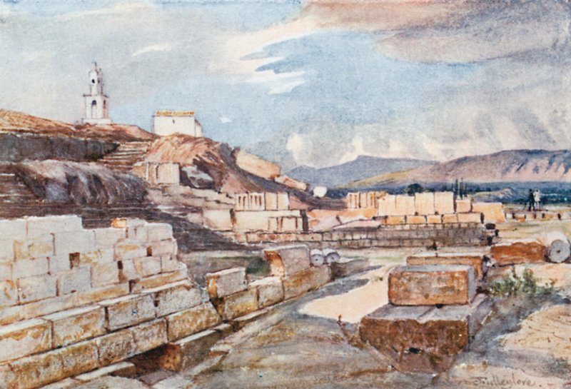 Mysteriernas stora tempel, Eleusis av John Fulleylove