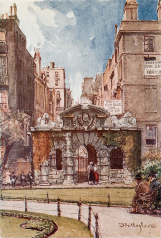 York Gate, Buckingham Street, Strand av John Fulleylove
