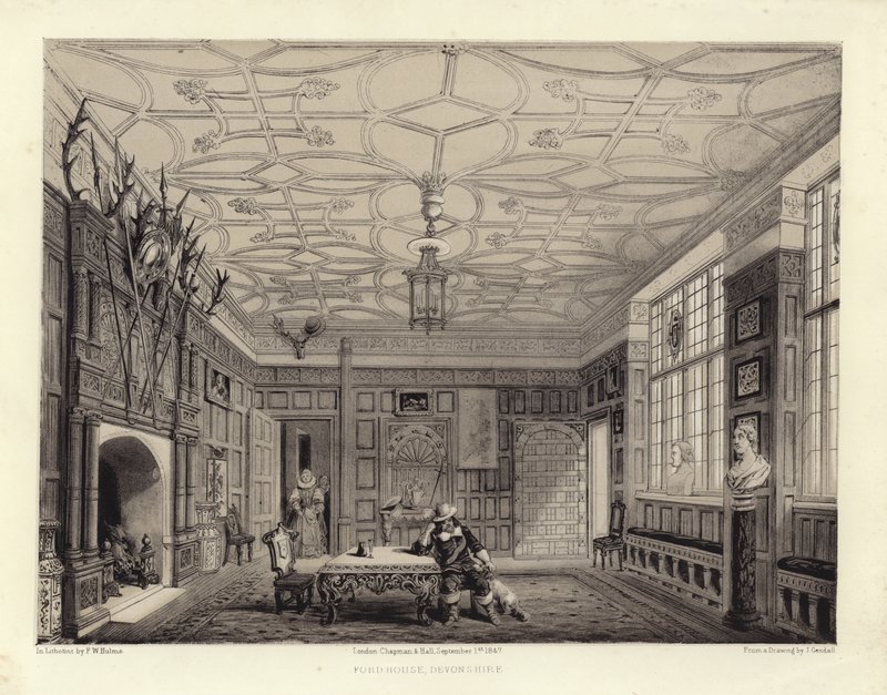Ford House (lithotint) av John Gendall