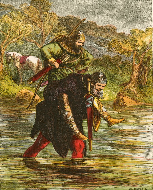 Robin Hood och Curtall Fryer av John Gilbert