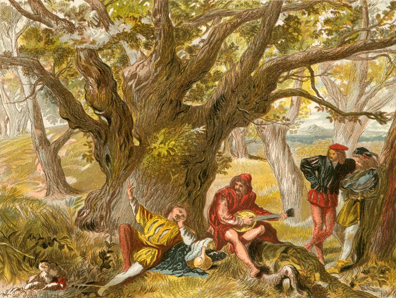 Under grönskogsträdet av John Gilbert