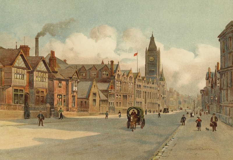 Liverpool University (Color Litho) av John Glynn