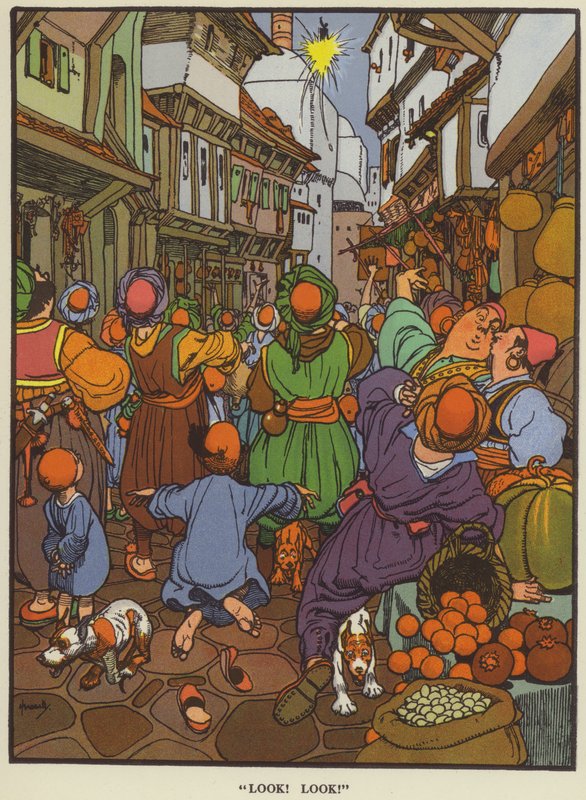 "Titta titta!" (färg litho) av John Hassall