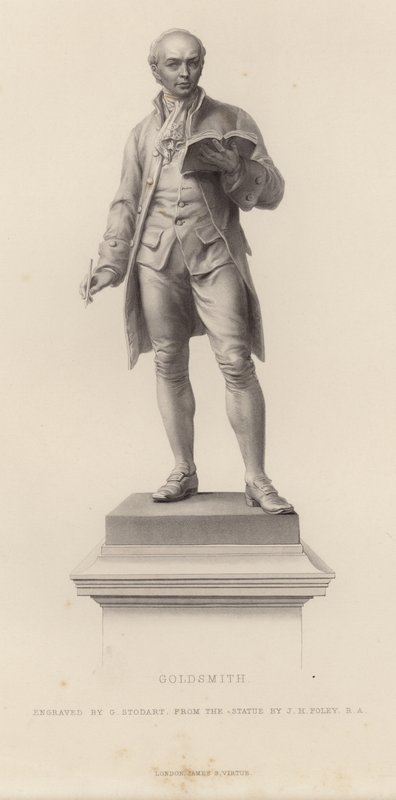 Staty av Oliver Goldsmith av John Henry Foley
