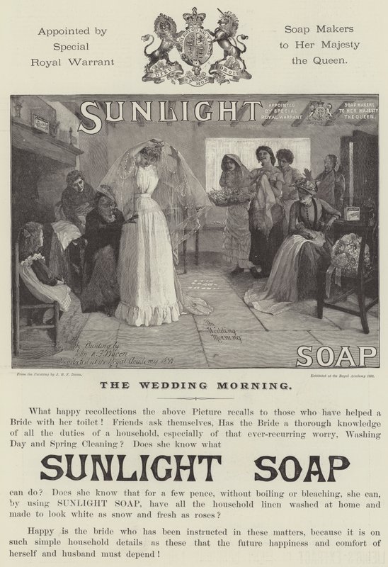 Annons, Sunlight Soap av John Henry Frederick Bacon