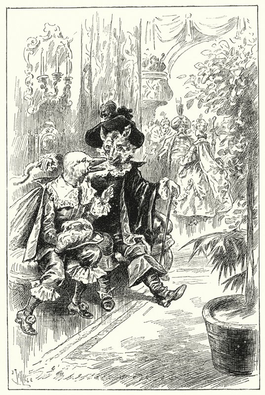 Lady Bettys maskerad (litho) av John Jellicoe