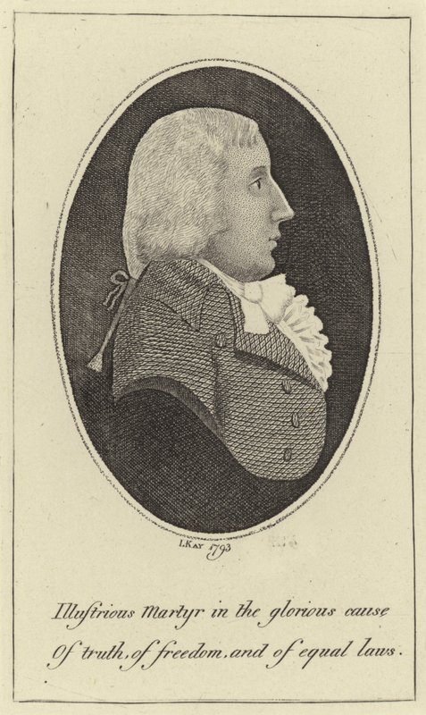 Porträtt av Thomas Muir av John Kay