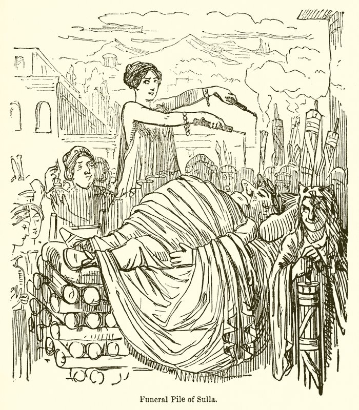 Sullas gravhög av John Leech