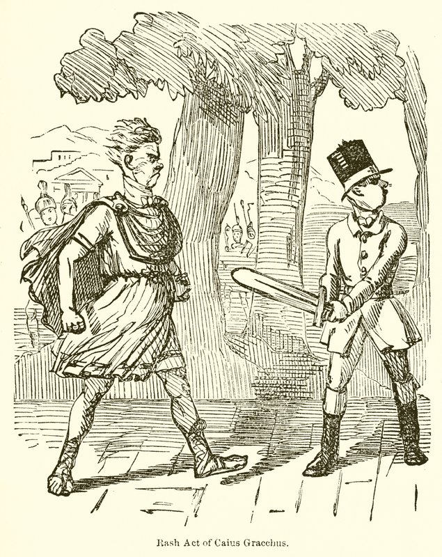 Utslag Act av Caius Gracchus av John Leech