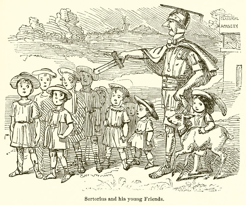 Sertorius och hans unga vänner av John Leech