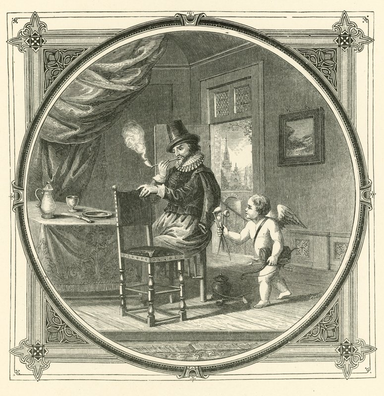Smoke is the food of lovers (gravyr) av John Leighton