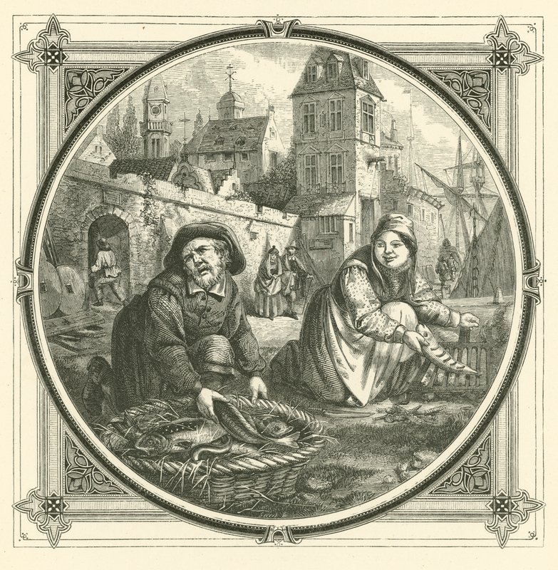 De inexperta är sårade (gravyr) av John Leighton