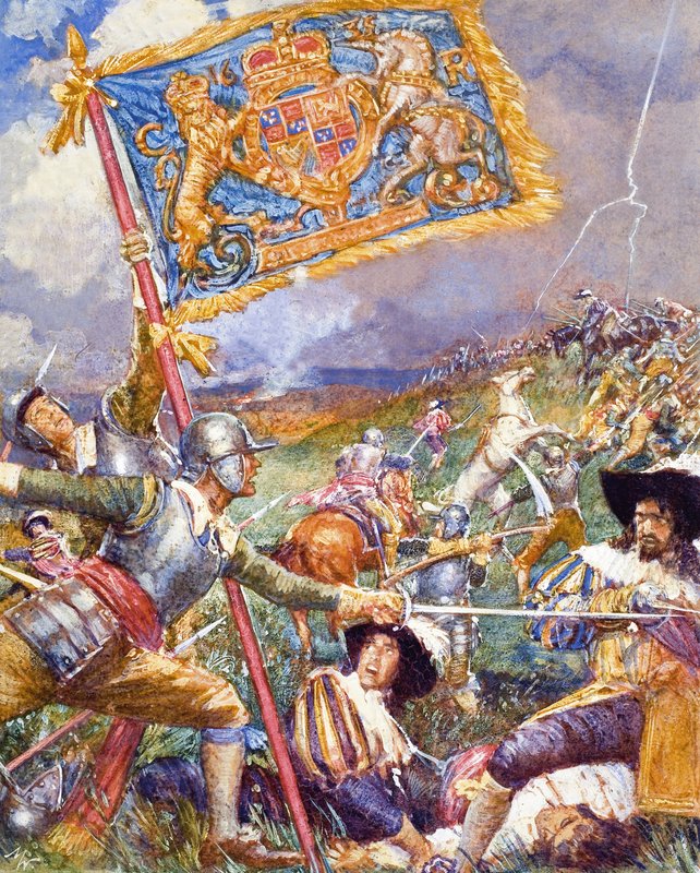 Den okrönte kungen av England av John Millar Watt