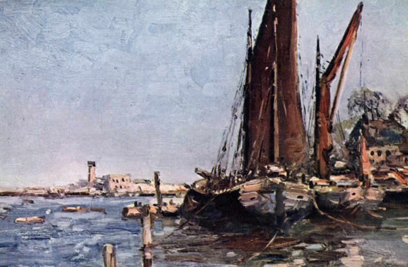 Greenhithe (färg litho) av John Muirhead