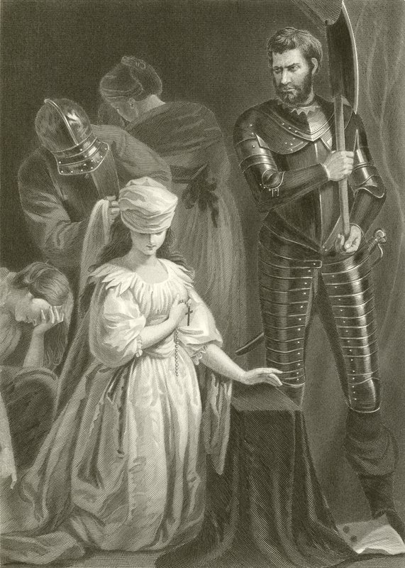 Avrättning av Mary Queen of Scots av John Opie