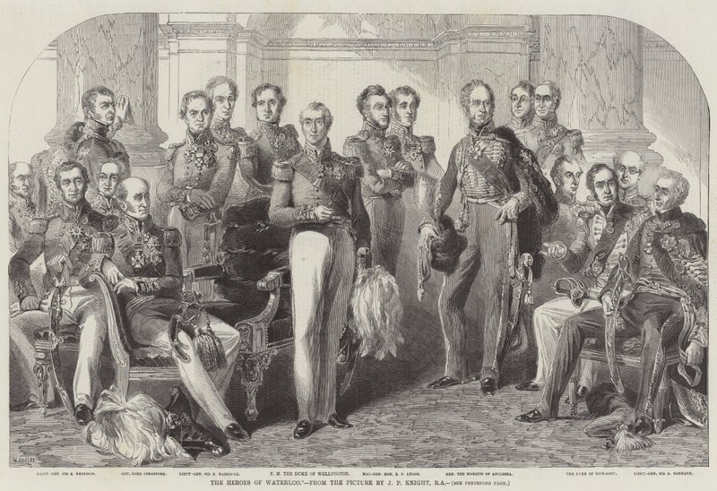 Hjältarna i Waterloo av John Prescott Knight