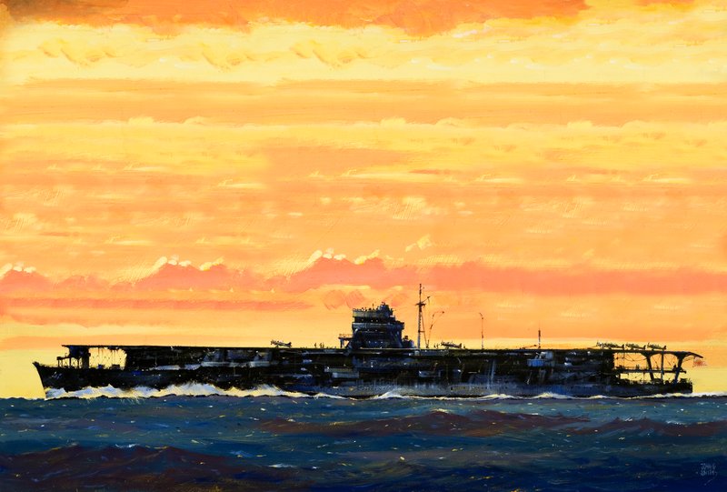Det japanska hangarfartyget Hiryu av John S. Smith