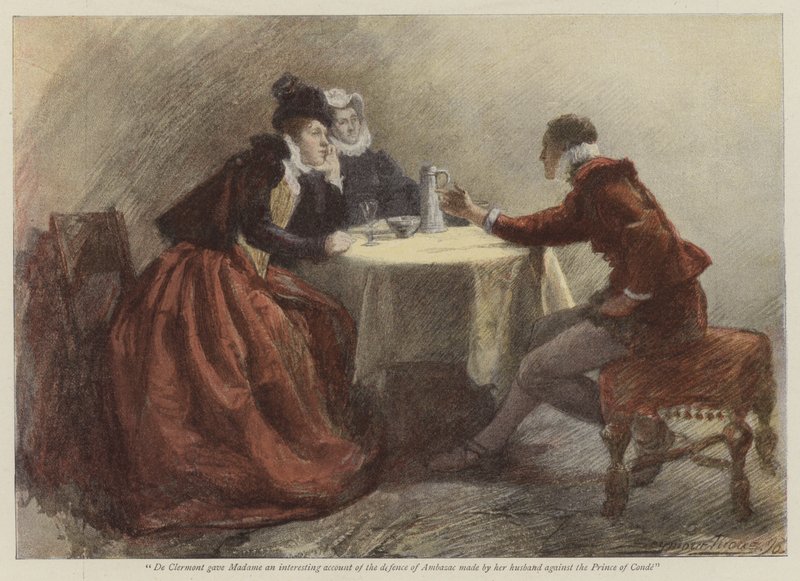 Denises hjärta (chromolitho) av John Seymour Lucas