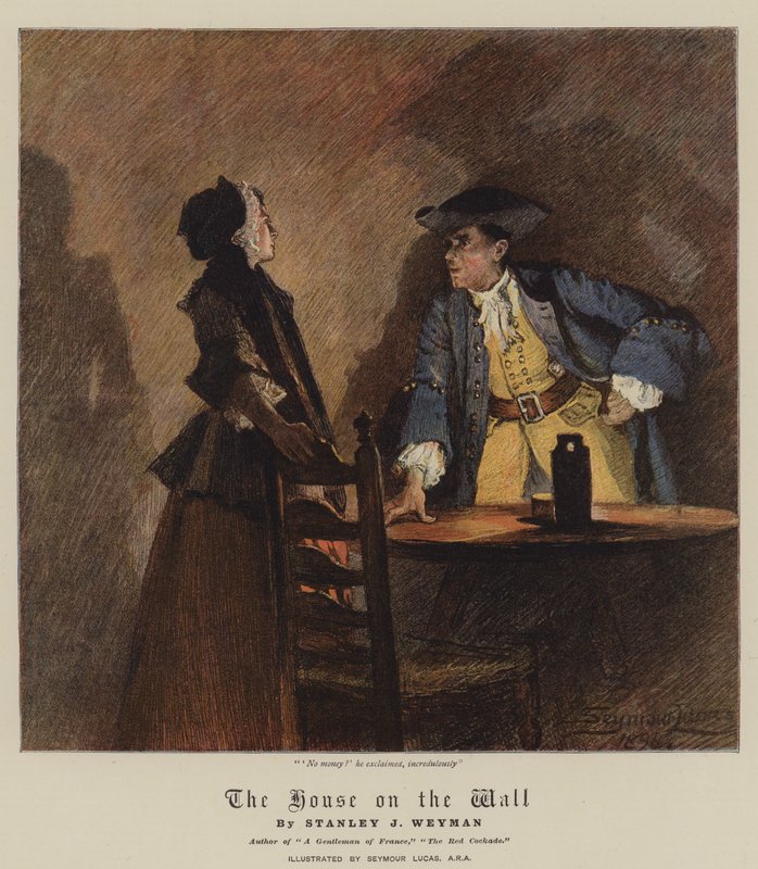 Huset på väggen (kromolit) av John Seymour Lucas