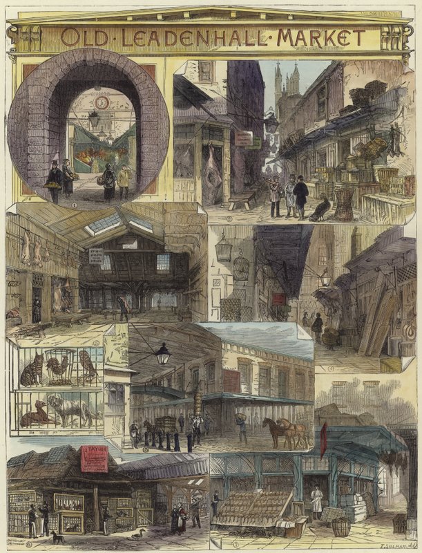 Gamla Leadenhall Market av John Sulman