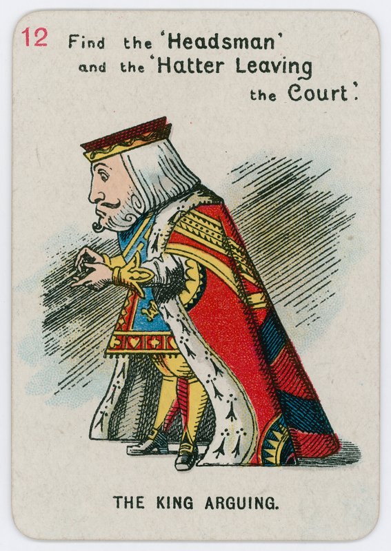 Kungen som argumenterar av John Tenniel