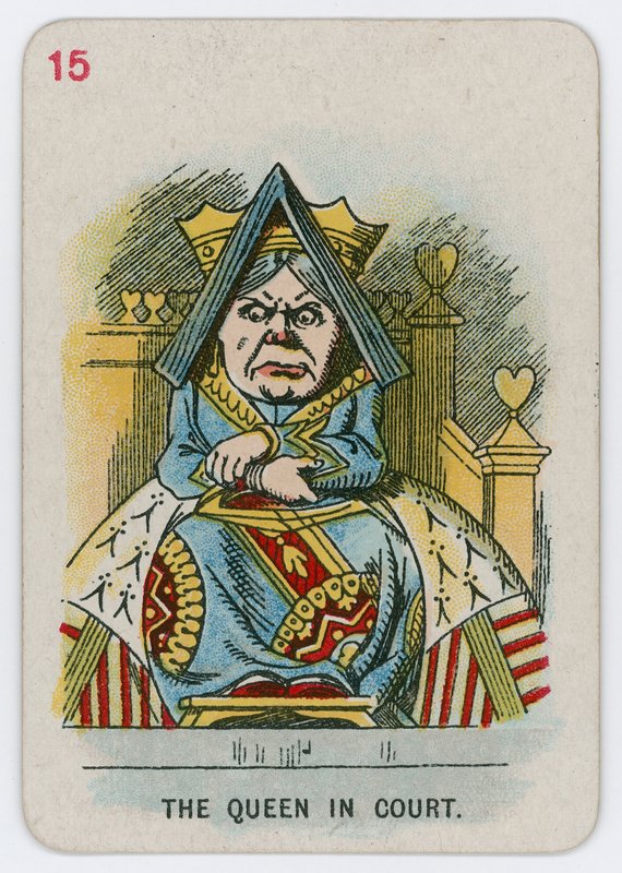 Drottningen i hovet av John Tenniel