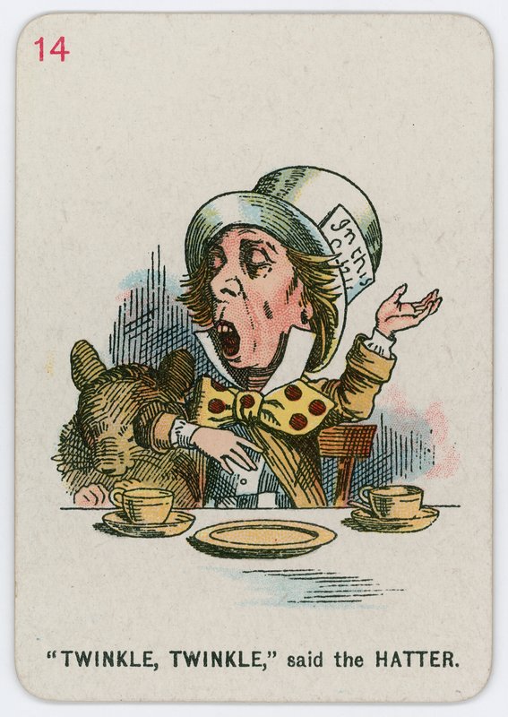 Twinkle, Twinkle, sa Hattmakaren. av John Tenniel