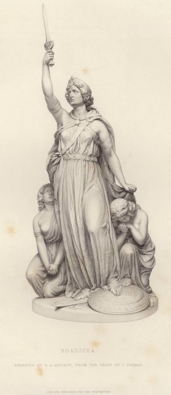 Porträtt av drottning Boadicea av John Thomas