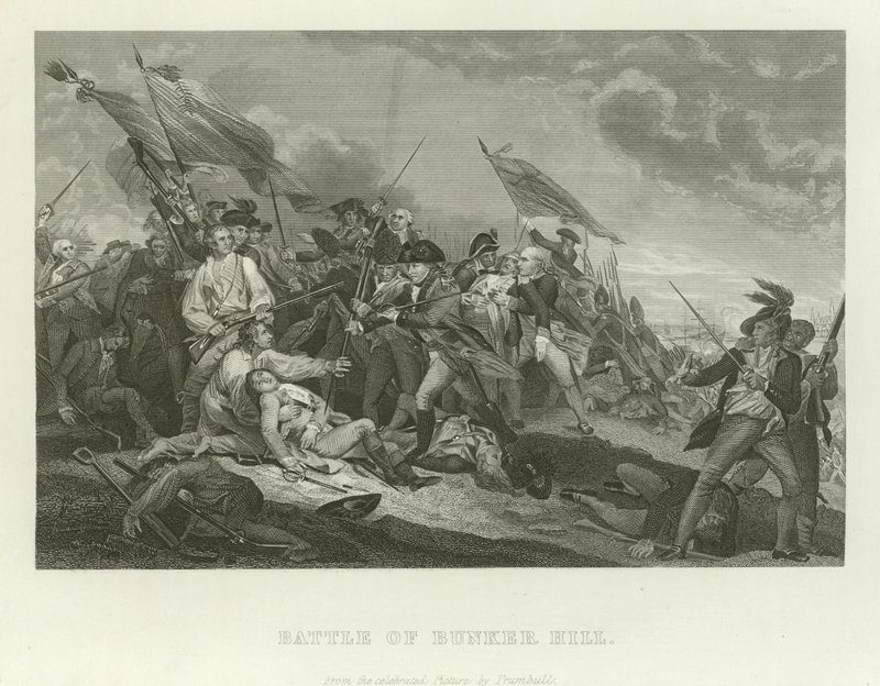 Slaget vid Bunker Hill av John Trumbull