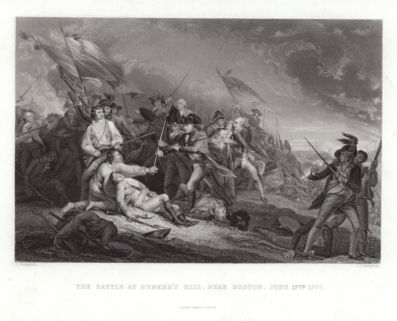 Slaget vid Bunker Hill av John Trumbull