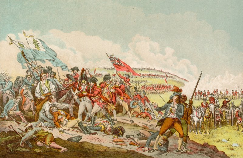 Slaget vid Bunker Hill av John Trumbull