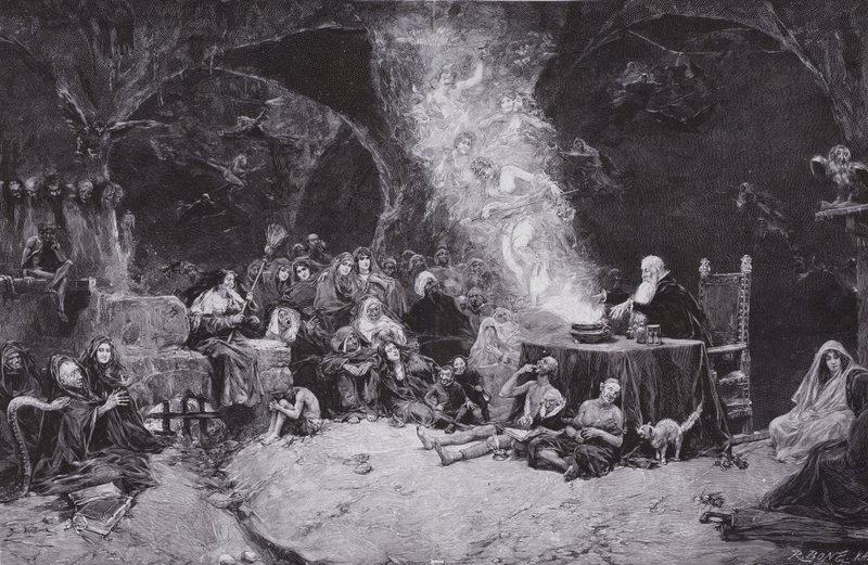 Häxornas sabbat av Jose Benlliure y Gil