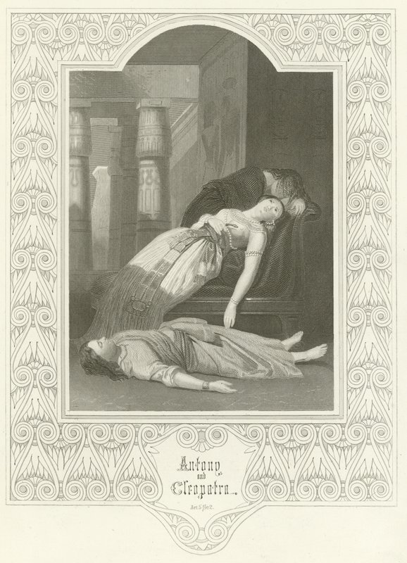 Antonius och Kleopatra, Akt V, Scen II av Joseph Kenny Meadows