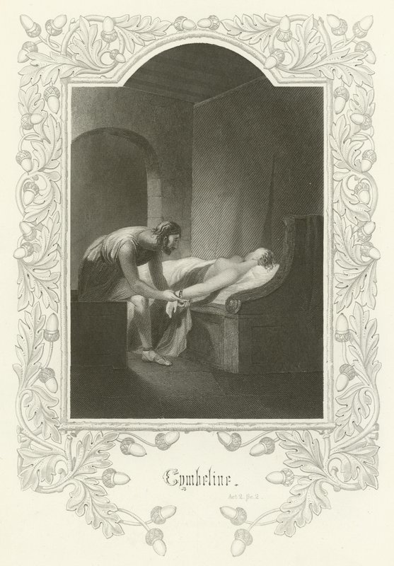 Cymbeline, Akt II, Scen II av Joseph Kenny Meadows