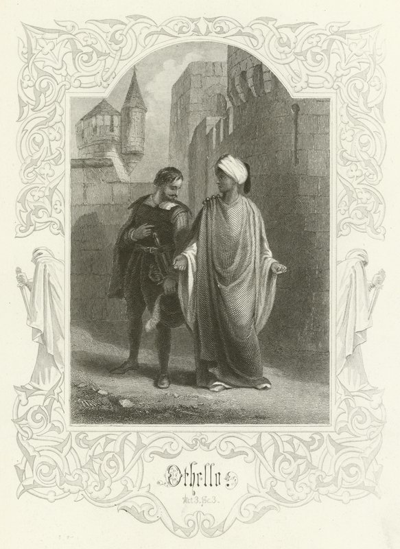 Othello, tredje akten, tredje scenen av Joseph Kenny Meadows