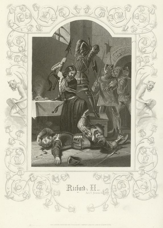 Richard II, Akt V, Scen V av Joseph Kenny Meadows