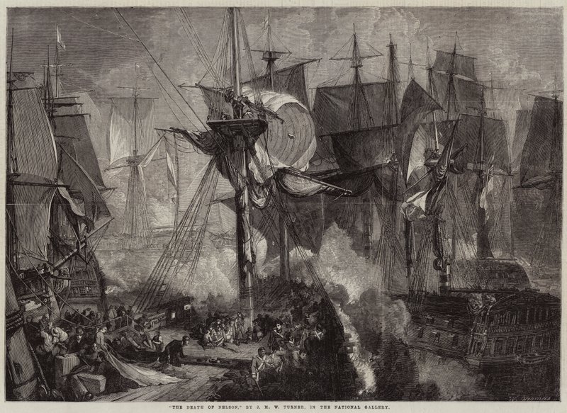 Nelsons död av Joseph Mallord William Turner