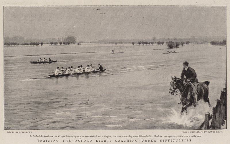 Utbildning av Oxford Eight, Coaching under svårigheter av Joseph Nash