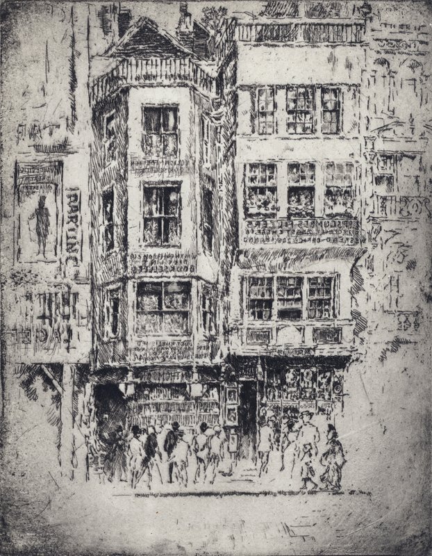 230 Strand (litho) av Joseph (after) Pennell