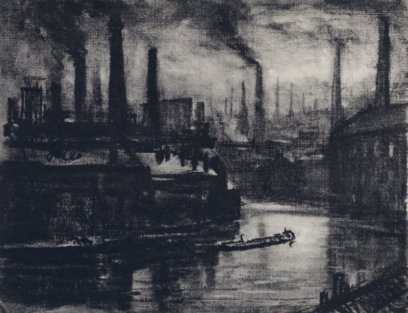 Östra London (litho) av Joseph (after) Pennell