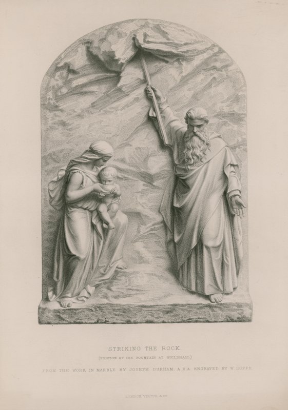Moses slår klippan av Joseph Durham
