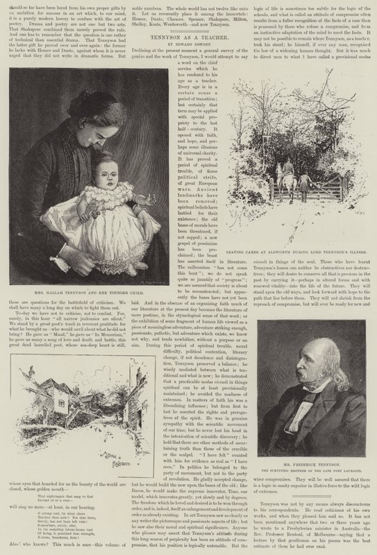 Alfred, Baron Tennyson, Poet Laureate av Joseph Holland Tringham